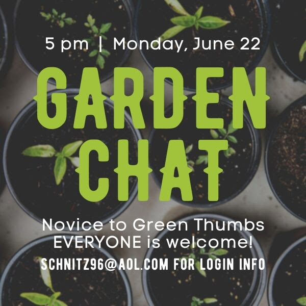 Garden Chat on Zoom